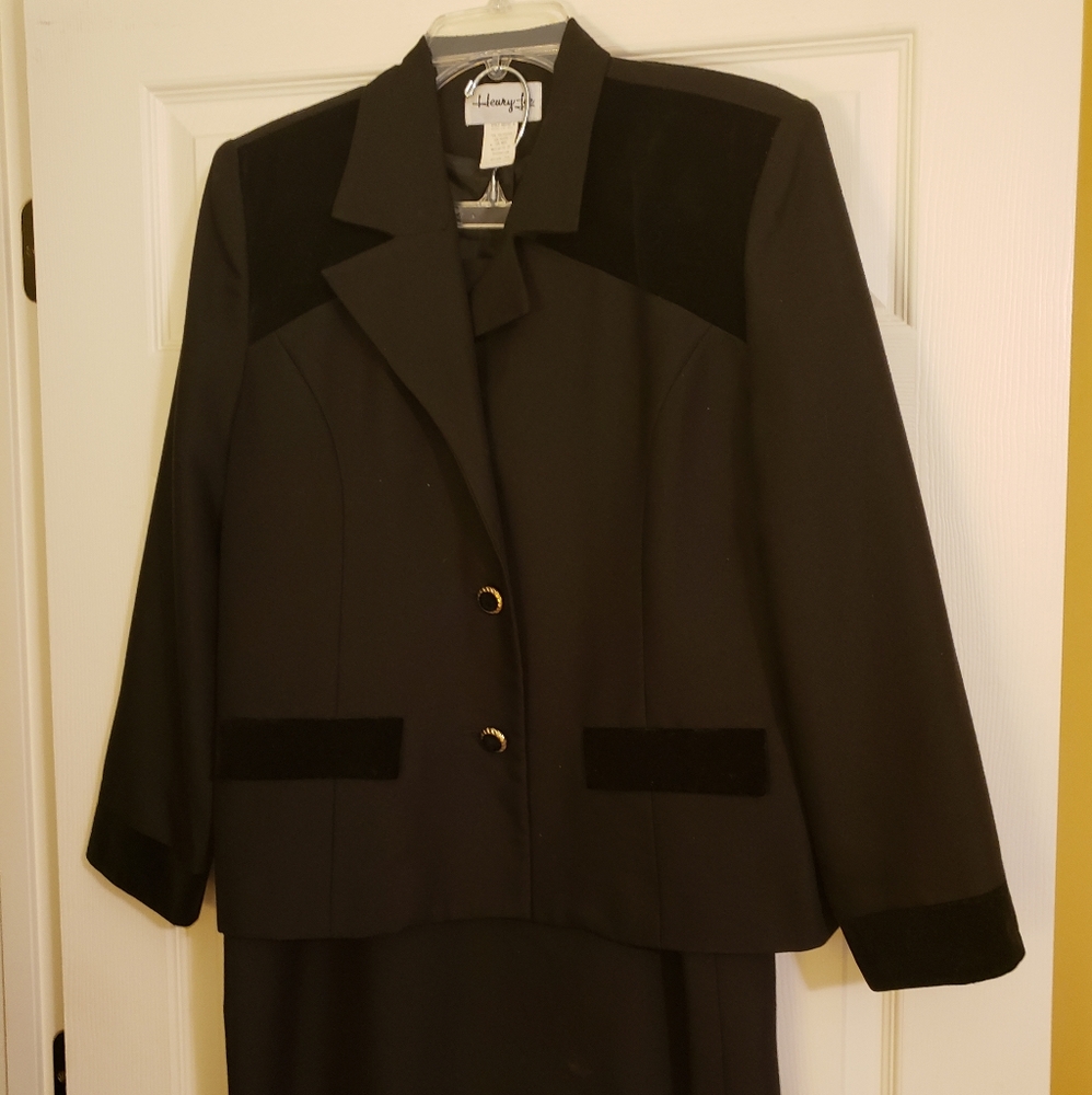 Black skirt suit
